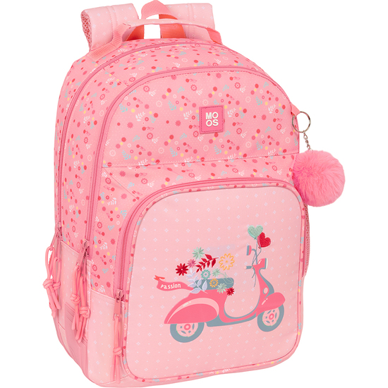 MOCHILA DOBLE ADAPT.CARRO RECICLADO MOOS "PASSION" image 0