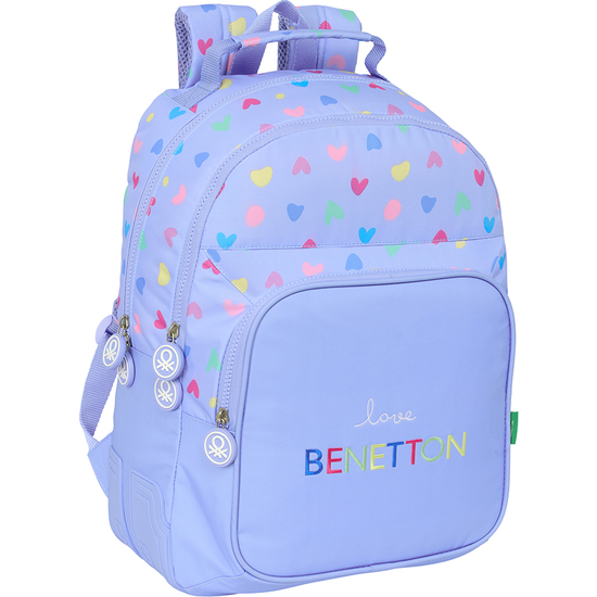 MOCHILA DOBLE ADAPT.CARRO BENETTON "LILA" image 0