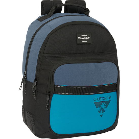 MOCHILA DOBLE ADAPT.CARRO RECICLADO BLACKFIT8 "CALIFORNIA" image 0