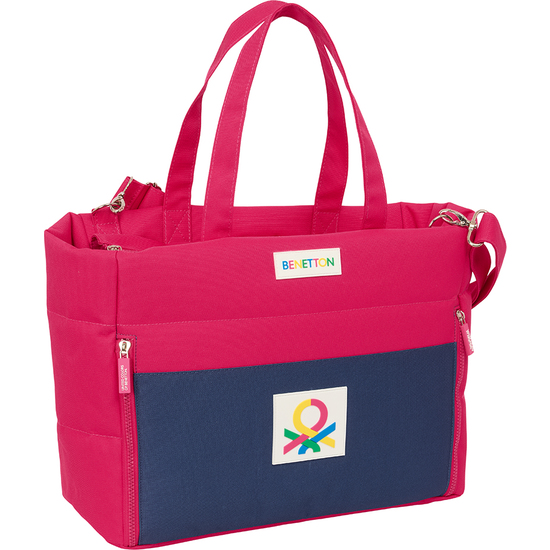 BOLSO CON BOLSILLO PARA PORTATIL 14,1 BENETTON "CHERRY" image 0