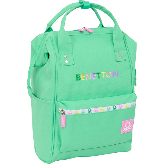 MOCHILA CON ASAS PARA PORTATIL 13" BENETTON "MINT" image 0