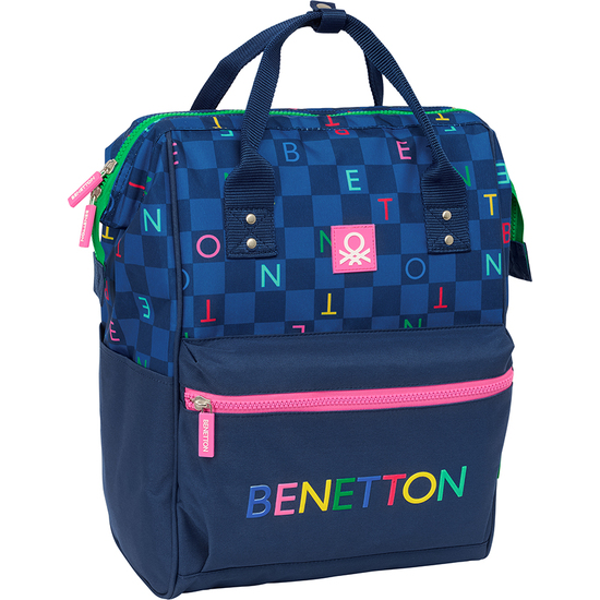 MOCHILA CON ASAS PARA PORTATIL 13" BENETTON "DAMERO" image 0