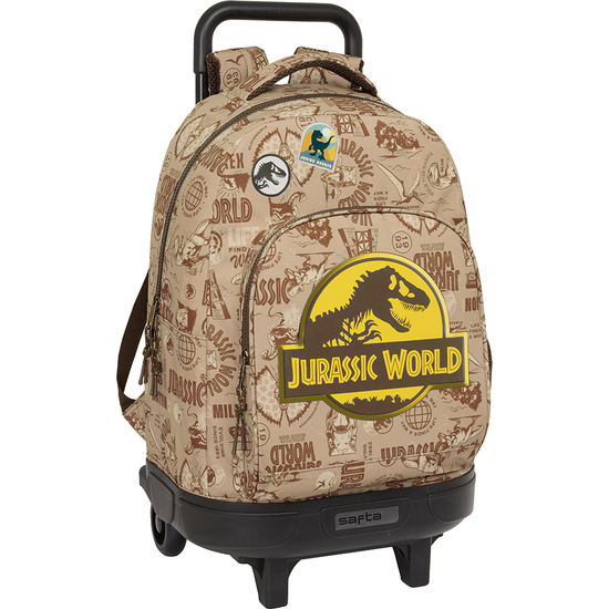MOCHILA GDE. C/RUEDAS COMPACT EXT.SIMPLE JURASSIC WORLD image 0