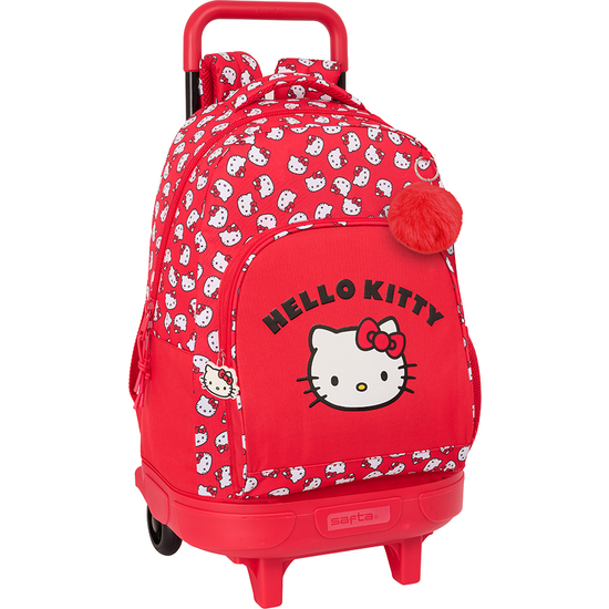 MOCHILA GDE. C/RUEDAS COMPACT EXTRAIBLE HELLO KITTY "ICONIC" image 0