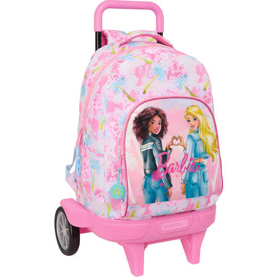 MOCHILA GDE. C/RUEDAS COMPACT EVOL. EXT. BARBIE "PAINTERLY" image 0
