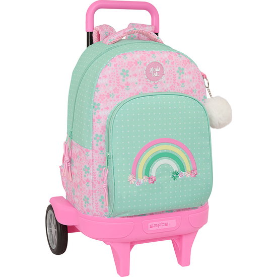 MOCHILA GDE. C/RUEDAS COMPACT EVOL. EXT. GLOWLAB "AMAZING" image 0