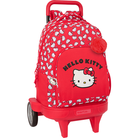 MOCHILA GDE. C/RUEDAS COMPACT EVOL. EXT. HELLO KITTY "ICONIC" image 0