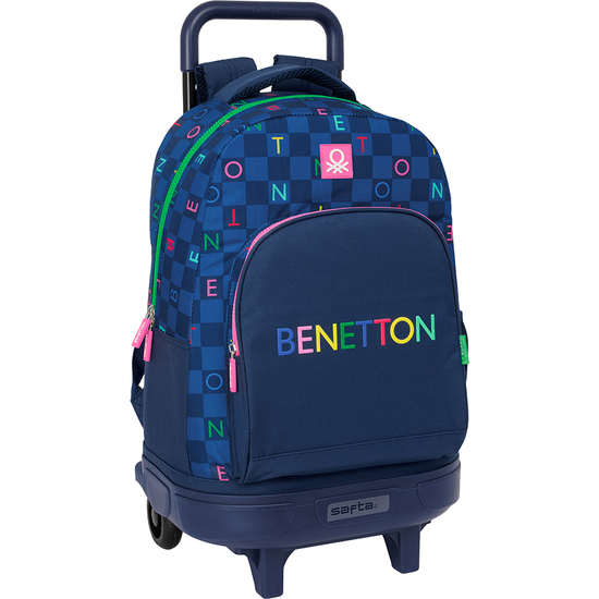 MOCHILA GDE. C/RUEDAS COMPACT EXTRAIBLE BENETTON "DAMERO" image 0