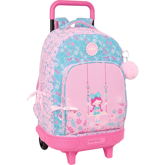 MOCHILA GDE. C/RUEDAS COMPACT EXTRAIBLE GLOWLAB KIDS "SWING" image 0