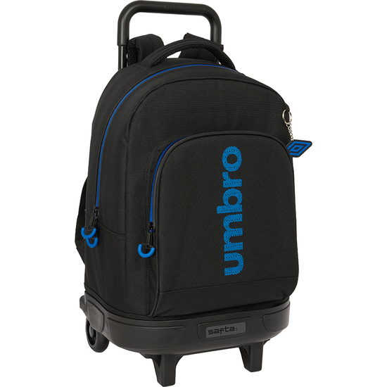 MOCHILA GDE. C/RUEDAS COMPACT EXTRAIBLE UMBRO "JET BLACK" image 0