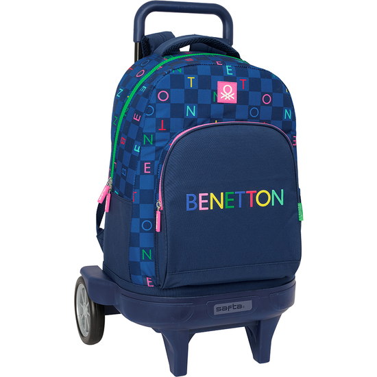 MOCHILA GDE. C/RUEDAS COMPACT EVOL. EXT. BENETTON "DAMERO" image 0