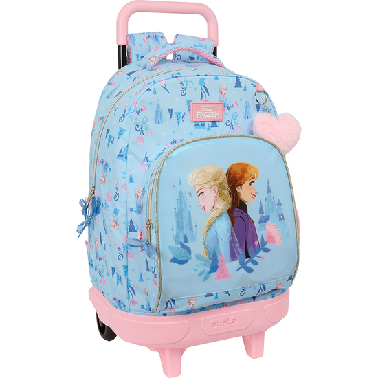 MOCHILA GDE. C/RUEDAS COMPACT EXTRAIBLE FROZEN "ICE MAGIC" image 0