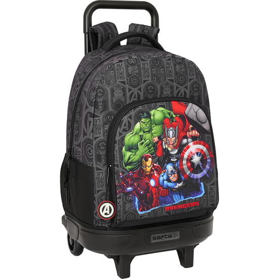 MOCHILA GDE. C/RUEDAS COMPACT EXTRAIBLE AVENGERS "VENDETTA" image 0