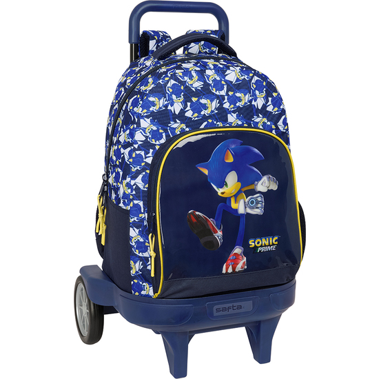 MOCHILA GDE. C/RUEDAS COMPACT EVOL. EXT. SONIC "CITY" image 0