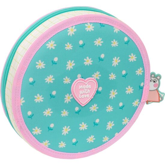 PLUMIER REDONDO 18 PCS. PEPPA PIG "PRETTY FLOWERS" image 1