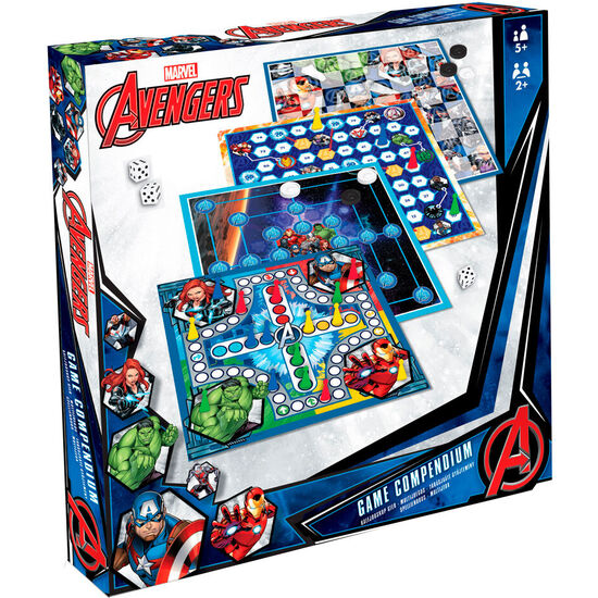 SET 4 JUEGOS DE MESA LOS VENGADORES AVENGERS MARVEL image 0
