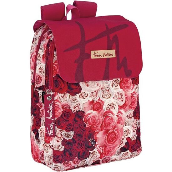 MOCHILA ROSAS 42CM image 0