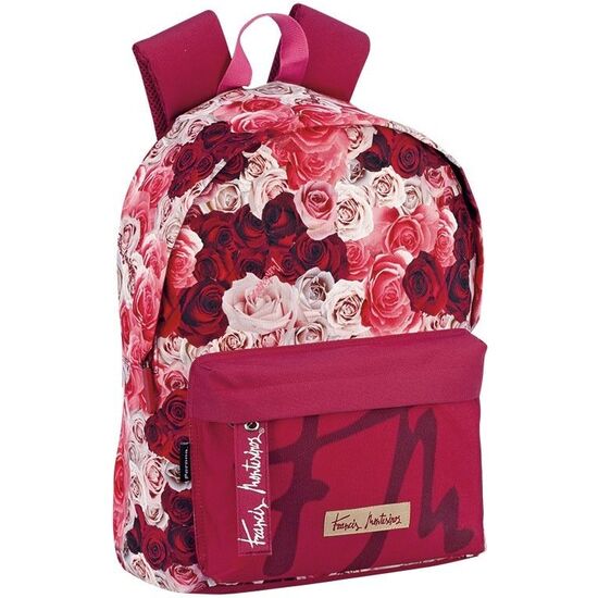 MOCHILA ROSAS 42CM image 0