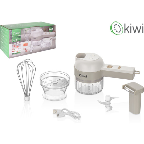 PICADORA+BATIDORA RECARGABLE 200ML-USB image 0