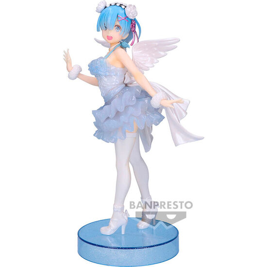 FIGURA REM CLEAR & DRESSY RE:ZERO STARTING LIFE IN ANOTHER WORLD 22CM image 0