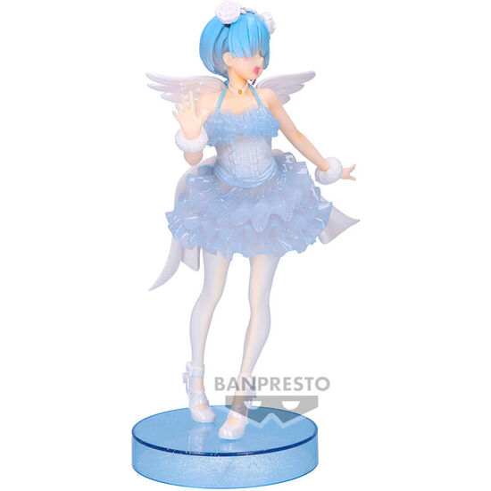 FIGURA REM CLEAR & DRESSY RE:ZERO STARTING LIFE IN ANOTHER WORLD 22CM image 1