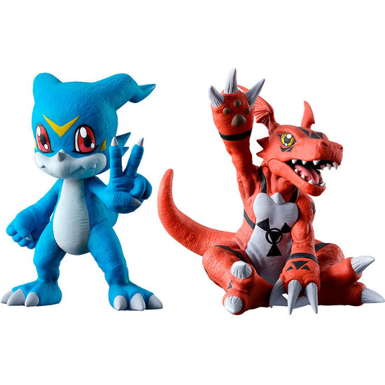 FIGURAS ICHIBANSHO VEEMON & GUILMON TWO FORCES THAT RADITE LIGHT DIGIMON 5CM image 0
