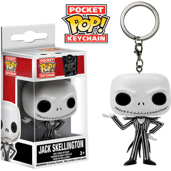LLAVERO POCKET POP JACK SKELLINGTON PESADILLA ANTES DE NAVIDAD image 0