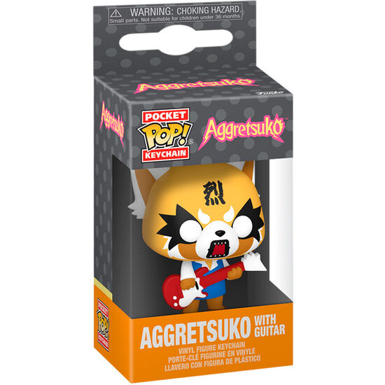 LLAVERO POCKET POP AGGRETSUKO - AGGRETSUKO WITH GUITAR image 0