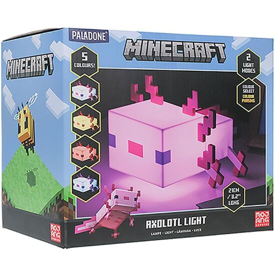 LAMPARA AJOLOTE MINECRAFT 13CM image 1