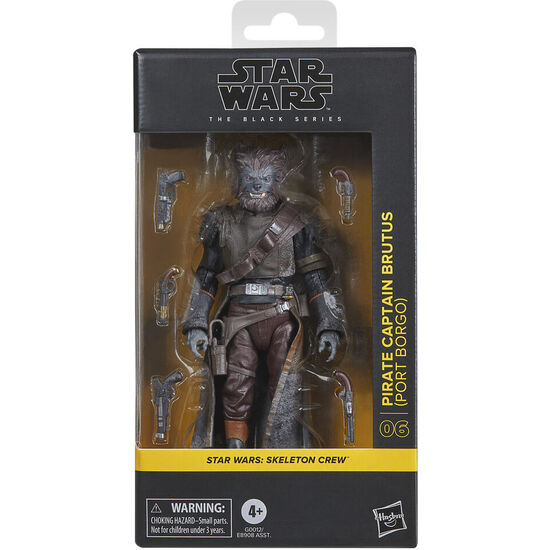 FIGURA PIRATE CAPTAIN BRUTUS PORT BORGO SKELETON CREW STAR WARS 15CM image 0