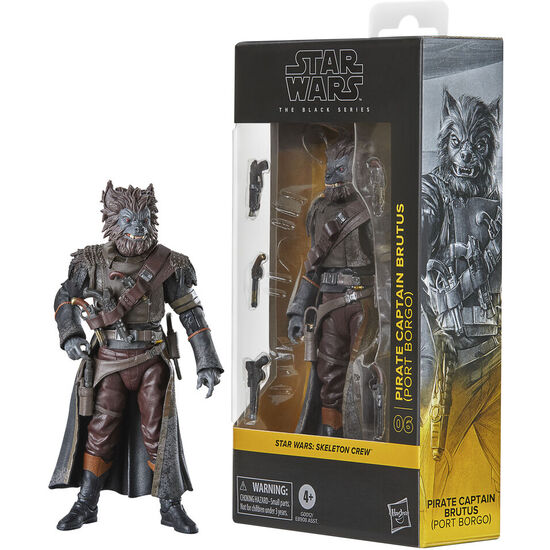 FIGURA PIRATE CAPTAIN BRUTUS PORT BORGO SKELETON CREW STAR WARS 15CM image 1