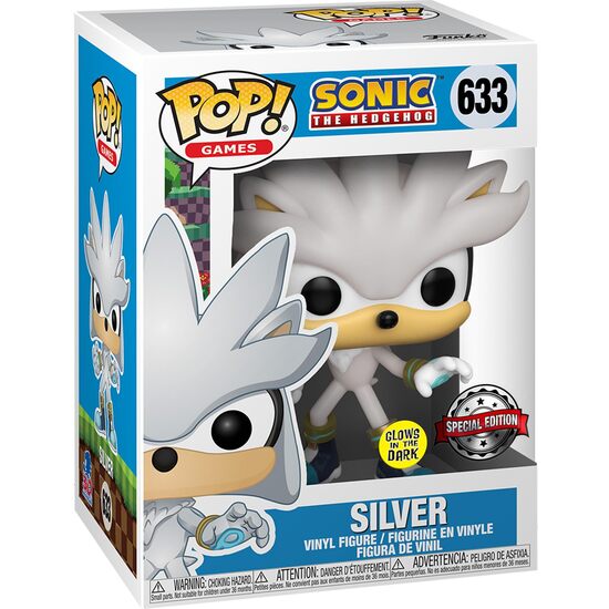 FIGURA POP SONIC THE HEDGEHOG SILVER EXCLUSIVE image 0