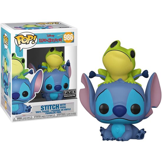 FIGURA POP DISNEY LILO & STITCH - STITCH WITH FROG EXCLUSIVE image 0