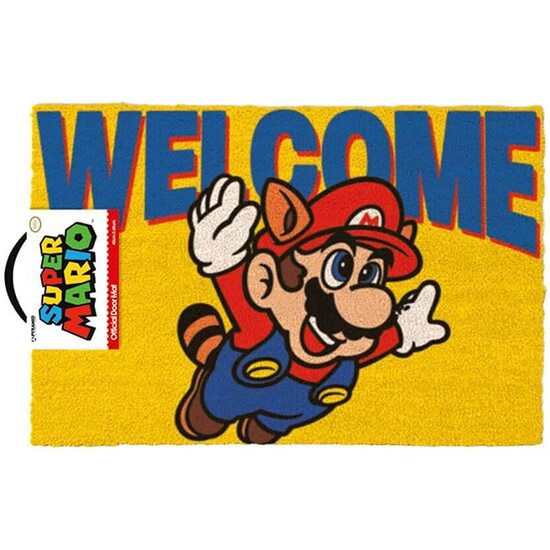 FELPUDO WELCOME SUPER MARIO NINTENDO image 0