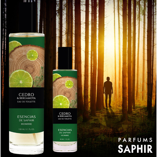 ESTUCHE FRAGANCIA 100 ML + 30 ML ESENCIAS DE SAPHIR - CEDRO & BERGAMOTA image 4