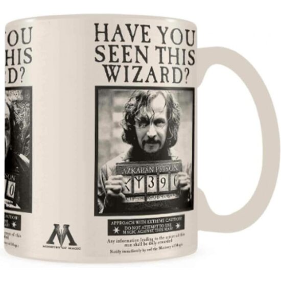 TAZA TERMICA WANTED SIRIUS BLACK HARRY POTTER image 0