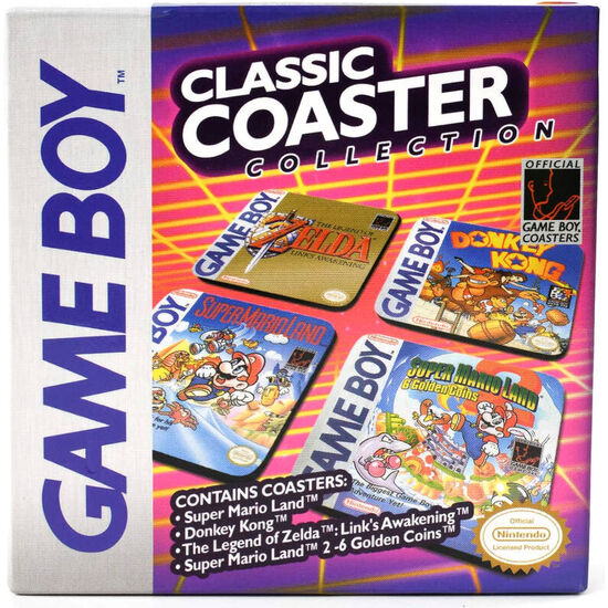 SET 4 POSAVASOS GAMEBOY NINTENDO image 1
