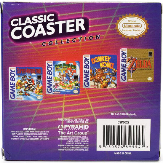 SET 4 POSAVASOS GAMEBOY NINTENDO image 2