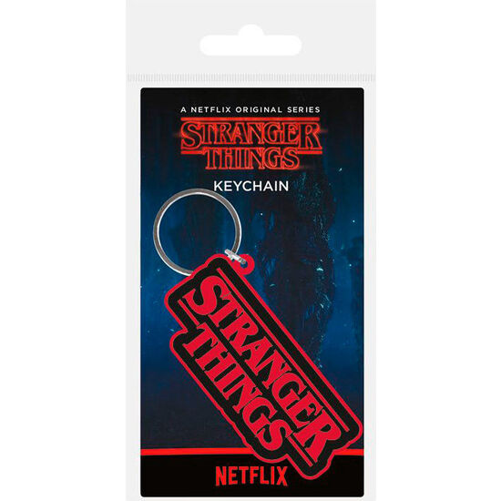 LLAVERO RUBBER LOGO STRANGER THINGS image 0