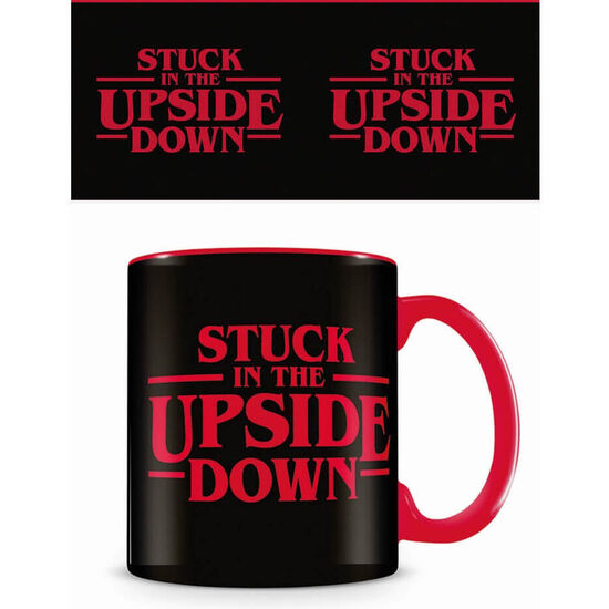 TAZA STUCK IN THE UPSIDE DOWN STRANGER THINGS image 0