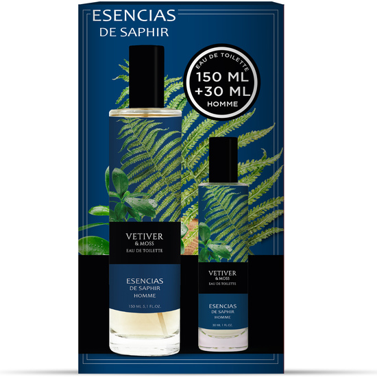 ESTUCHE FRAGANCIA 100 ML + 30 ML ESENCIAS DE SAPHIR - VETIVER & MOSS image 3