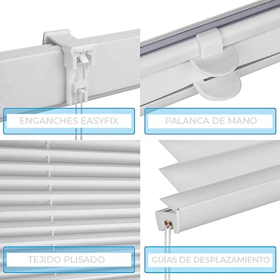 ESTOR ENROLLABLE WEB PLISSEE TRASLUCIDO 607-MORADO 90X140 image 4
