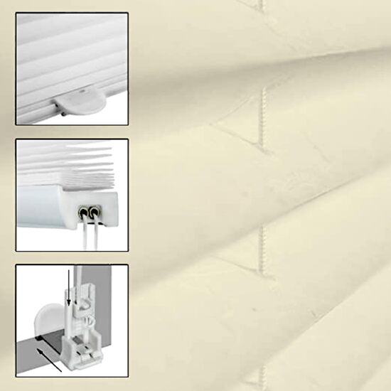 ESTOR ENROLLABLE WEB PLISSEE TRASLUCIDO 602-BEIG 100X140 image 4