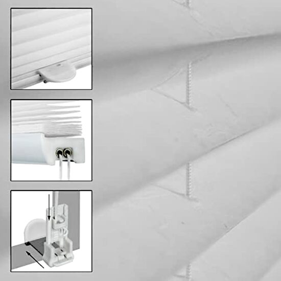 ESTOR ENROLLABLE WEB PLISSEE TRASLUCIDO 604 BLANCO 70X140 image 4