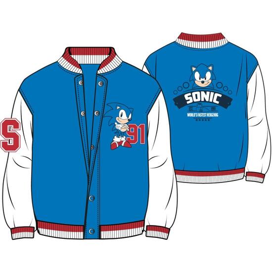 CHAQUETA COTTON BRUSHED BASEBALL SONIC image 0