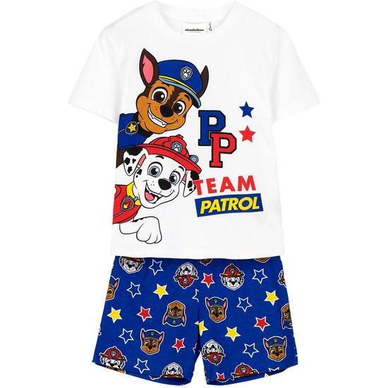 PIJAMA CORTO SINGLE JERSEY PAW PATROL image 0