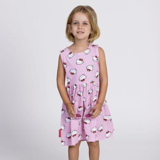 VESTIDO SINGLE JERSEY HELLO KITTY image 3