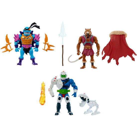 FIGURA TURTLES OF GRAYSKULL MASTERS OF THE UNIVERSE 14CM SURTIDO image 0