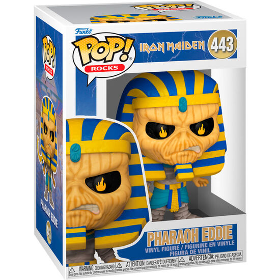 FIGURA POP ROCKS IRON MAIDEN PHAROAH EDDIE image 1