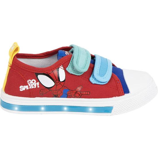 ZAPATILLA LONETA SUELA PVC CON LUCES SPIDEY image 0